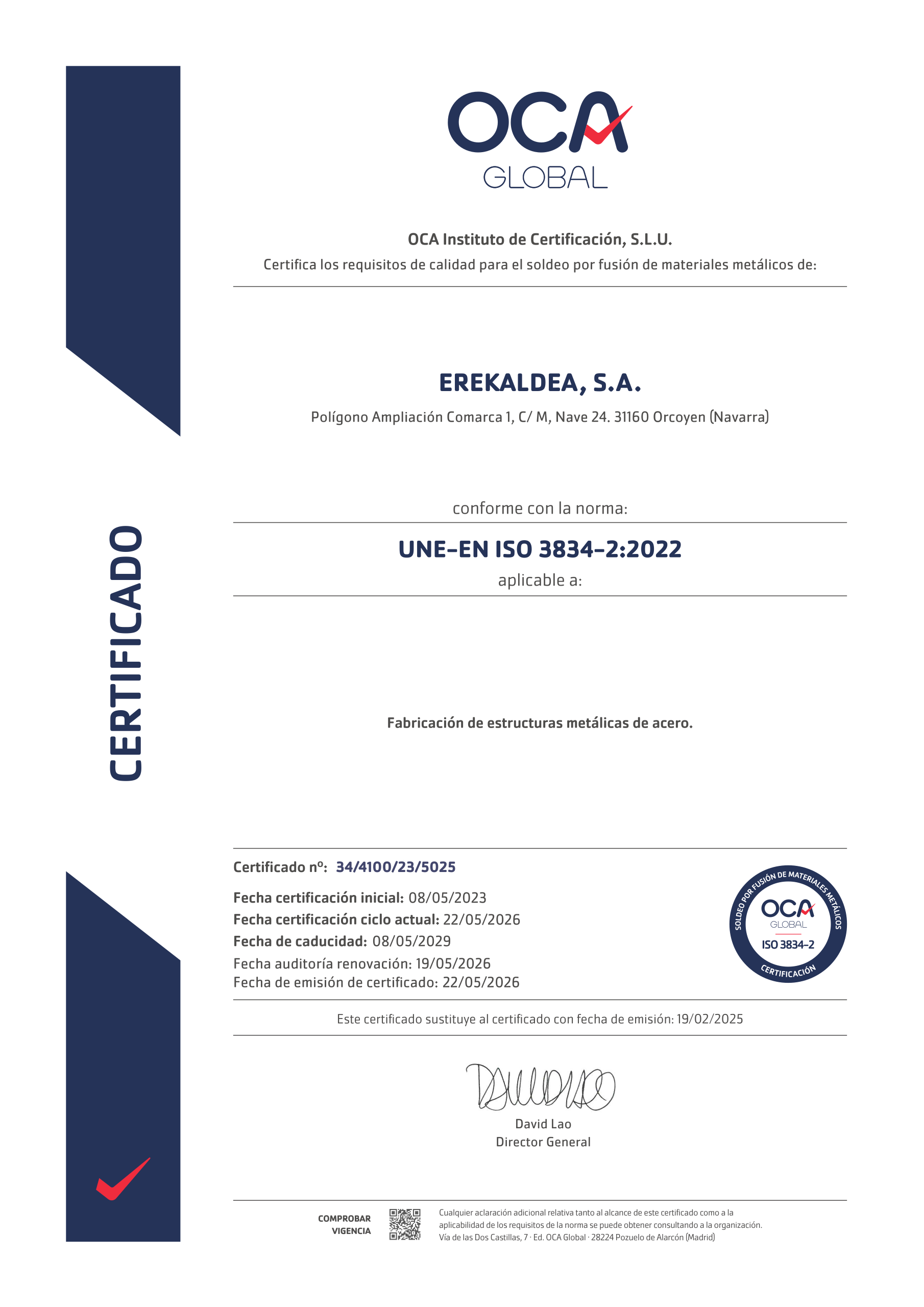 EN ISO 3834 EN ISO 3834
